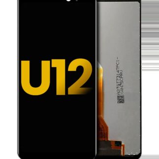 LCD Display ohne Rahmen für HTC U12 (professionell aufgearbeitet) (Black (Schwarz))