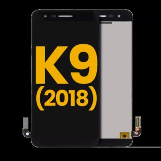 LCD Display ohne Rahmen für LG K9 (2018) (professionell aufgearbeitet) (Black (Schwarz))