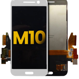 LCD Display ohne Rahmen für HTC M10 (professionell aufgearbeitet) (White (Weiß))