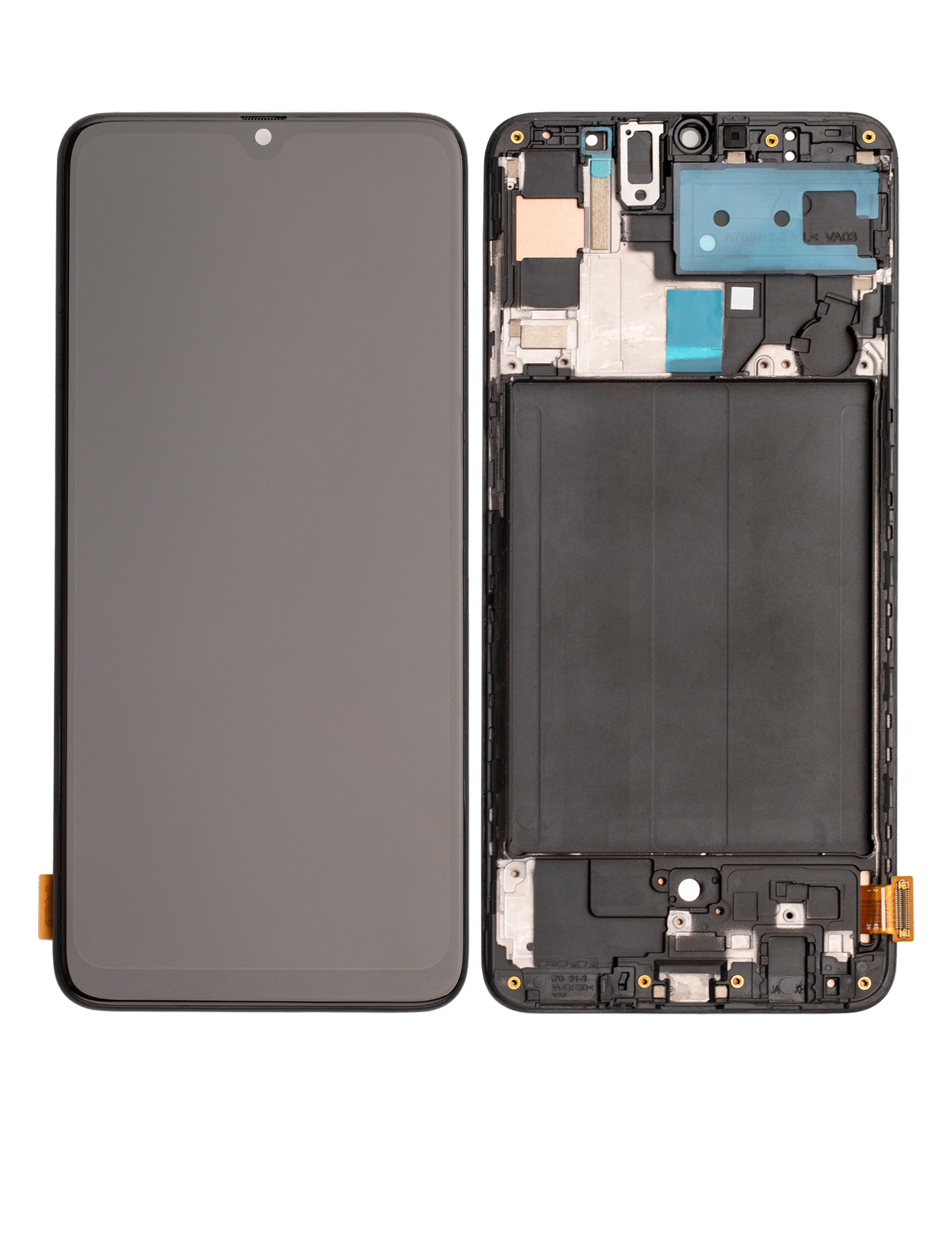 LCD Display mit Rahmen für Samsung Galaxy A70 (A705 / 2019) (ohne Fingerabdrucksensor) (Aftermarket: Incell) – Bild 4