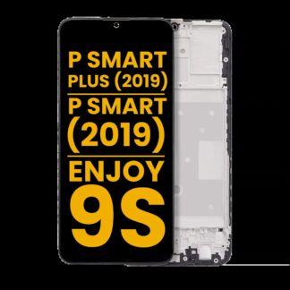 LCD Display mit Rahmen für Huawei P Smart Plus (2019) / P Smart (2019) / Enjoy 9S (professionell aufgearbeitet)