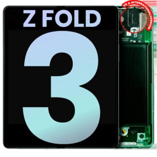 Inner OLED Display mit Rahmen für Samsung Galaxy Z Fold 3 5G (US & International) (Service Pack) (Phantom Green)