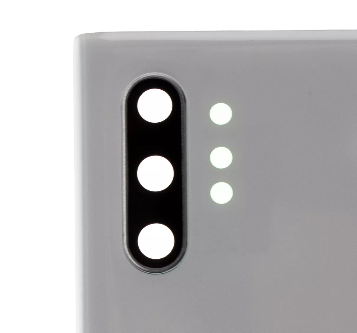 Rückdeckelglas mit Kameraglas für Samsung Galaxy Note 10 Plus / 5G (Service Pack) (Aura White) – Bild 3