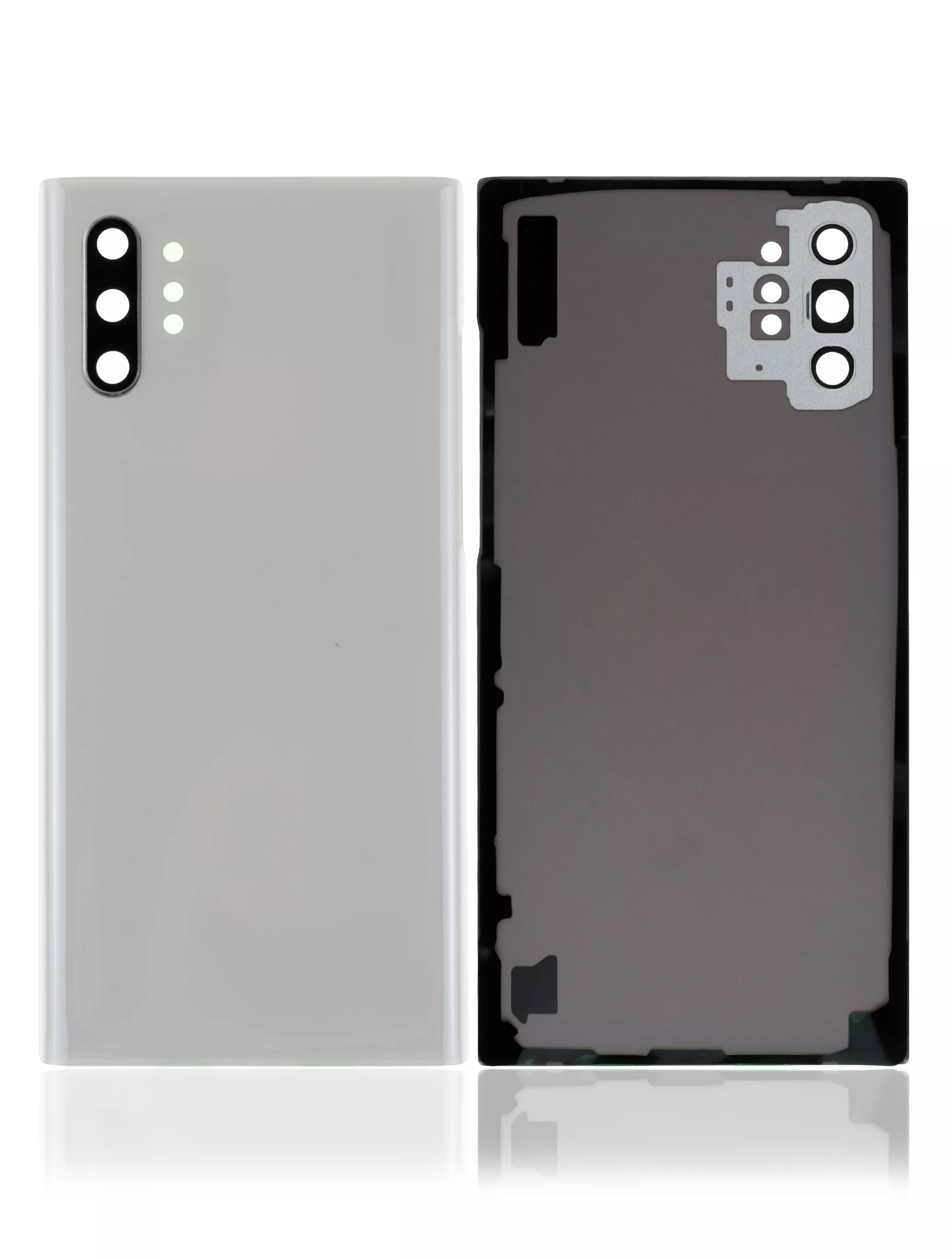 Rückdeckelglas mit Kameraglas für Samsung Galaxy Note 10 Plus / 5G (Service Pack) (Aura White) – Bild 4