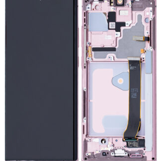 OLED Display mit Rahmen für Samsung Galaxy Note 20 Ultra 5G (Service Pack) (Mystic Bronze)