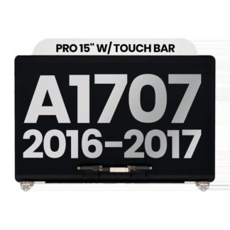komplette LCD-Displayeinheit für MacBook Pro 15" A1707 (2016-2017) (ausgebautes Originalteil: Grade A) (Silver (Silber))