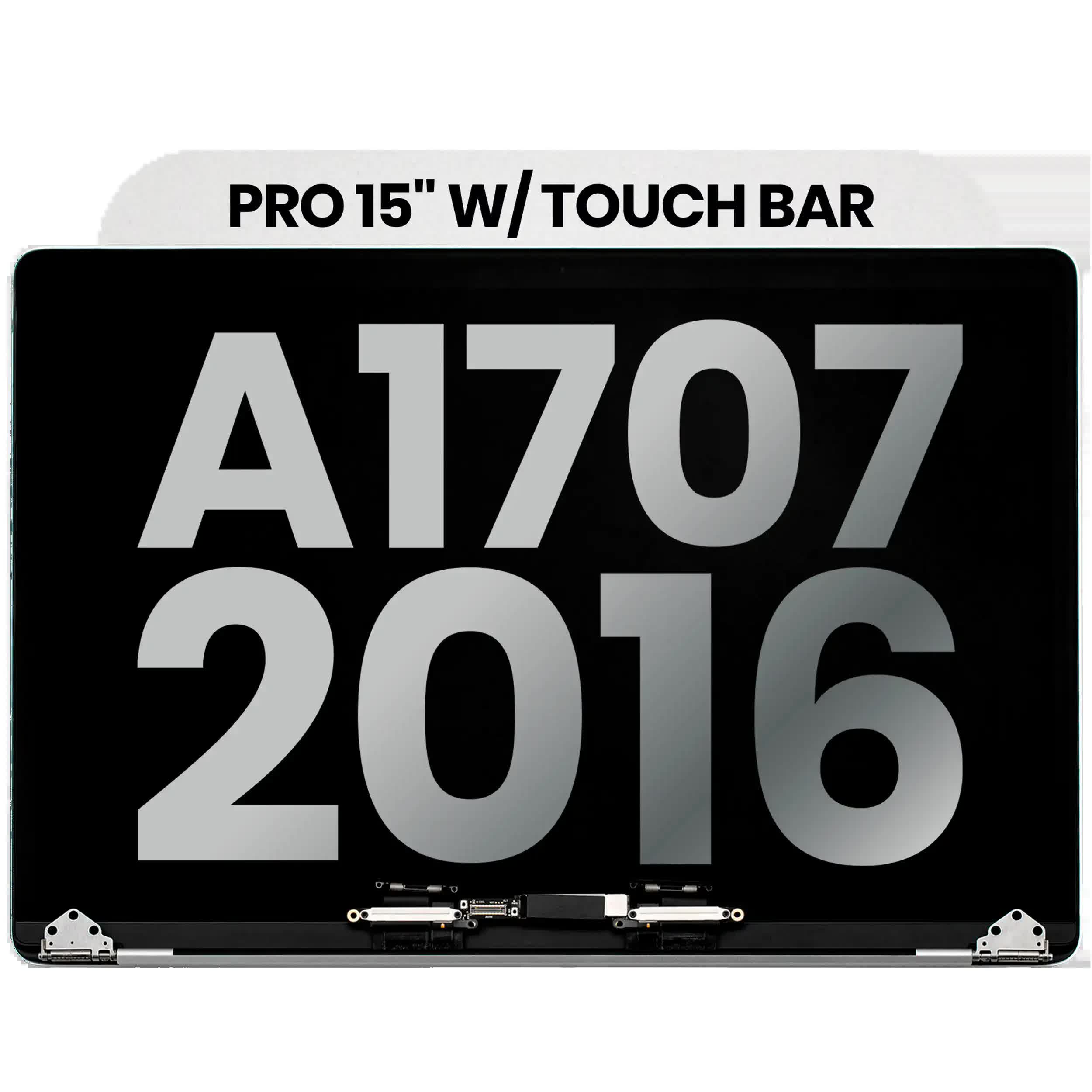 komplette LCD-Displayeinheit für MacBook Pro 15" A1707 (2016-2017) (ausgebautes Originalteil: Grade B) (Silver (Silber))