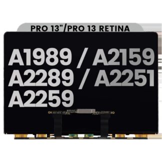 LCD Panel einzeln für MacBook Pro 13" A1989 / A2159 / A2289 / A2251 (2018-2020) (Panel einzeln)