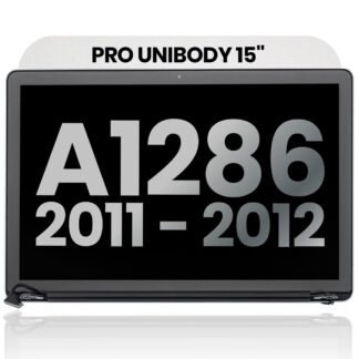 komplette LCD-Displayeinheit für MacBook Pro 15" A1286 (2011-2012) (ausgebautes Originalteil: Grade A) (Glossy)