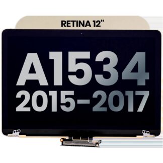 komplette LCD-Displayeinheit für MacBook 12" A1534 (2015-2017) (ausgebautes Originalteil: Grade A) (Gold)