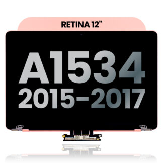komplette LCD-Displayeinheit für MacBook 12" A1534 (2015-2017) (ausgebautes Originalteil: Grade A) (Rose Gold)