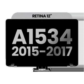 komplette LCD-Displayeinheit für MacBook 12" A1534 (2015-2017) (ausgebautes Originalteil: Grade A) (Space Gray)