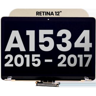 komplette LCD-Displayeinheit für MacBook 12" A1534 (2015-2017) (ausgebautes Originalteil: Grade B) (Gold)