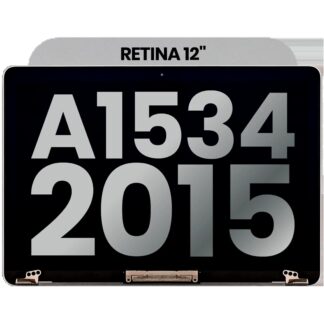 komplette LCD-Displayeinheit für MacBook 12" A1534 (2015) (ausgebautes Originalteil: Grade A) (Space Gray)