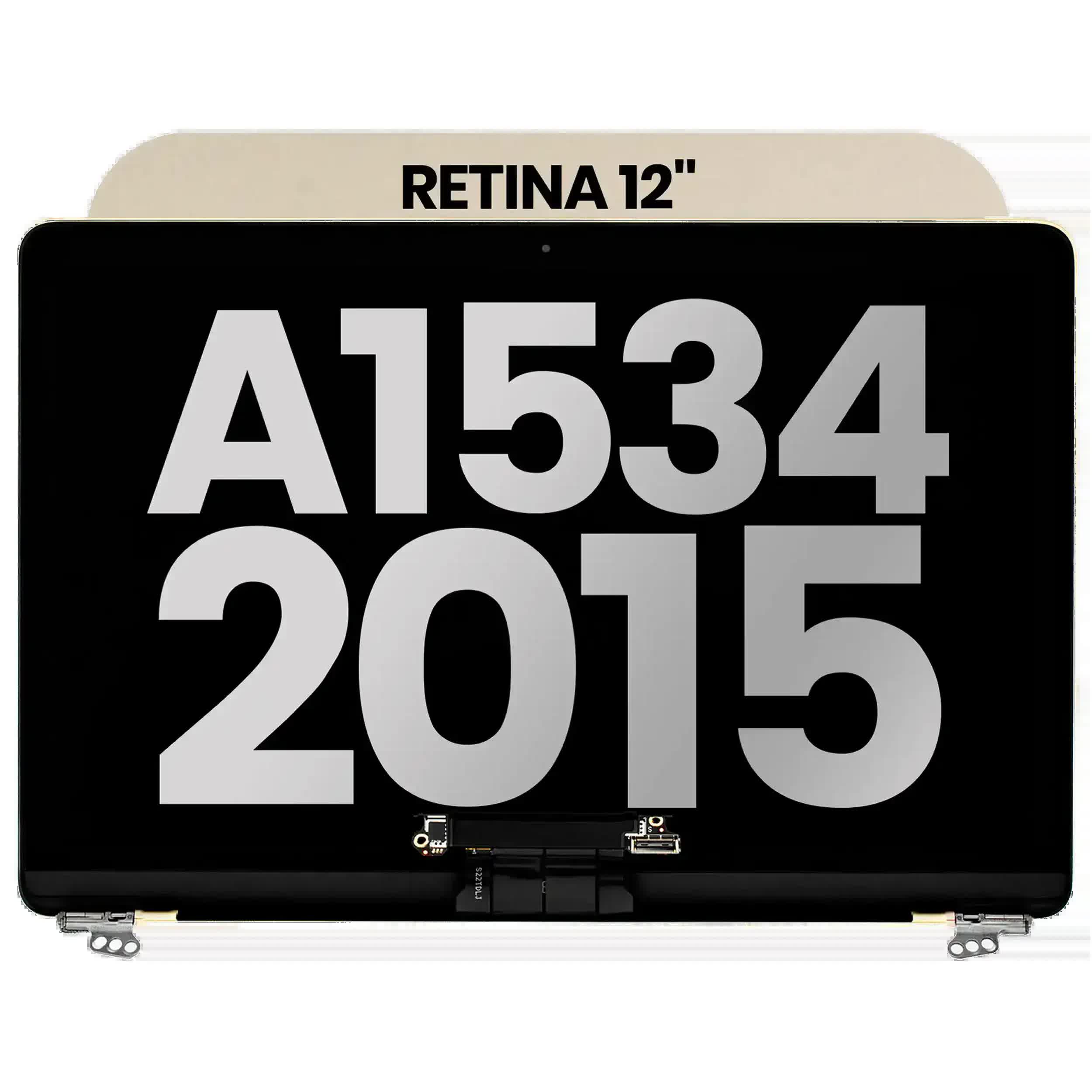 komplette LCD-Displayeinheit für MacBook 12" A1534 (2015) (ausgebautes Originalteil: Grade A) (Gold)