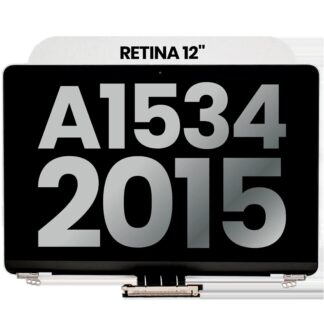 komplette LCD-Displayeinheit für MacBook 12" A1534 (2015) (ausgebautes Originalteil: Grade A) (Silver (Silber))
