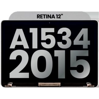 komplette LCD-Displayeinheit für MacBook 12" A1534 (2015) (ausgebautes Originalteil: Grade B) (Space Gray)