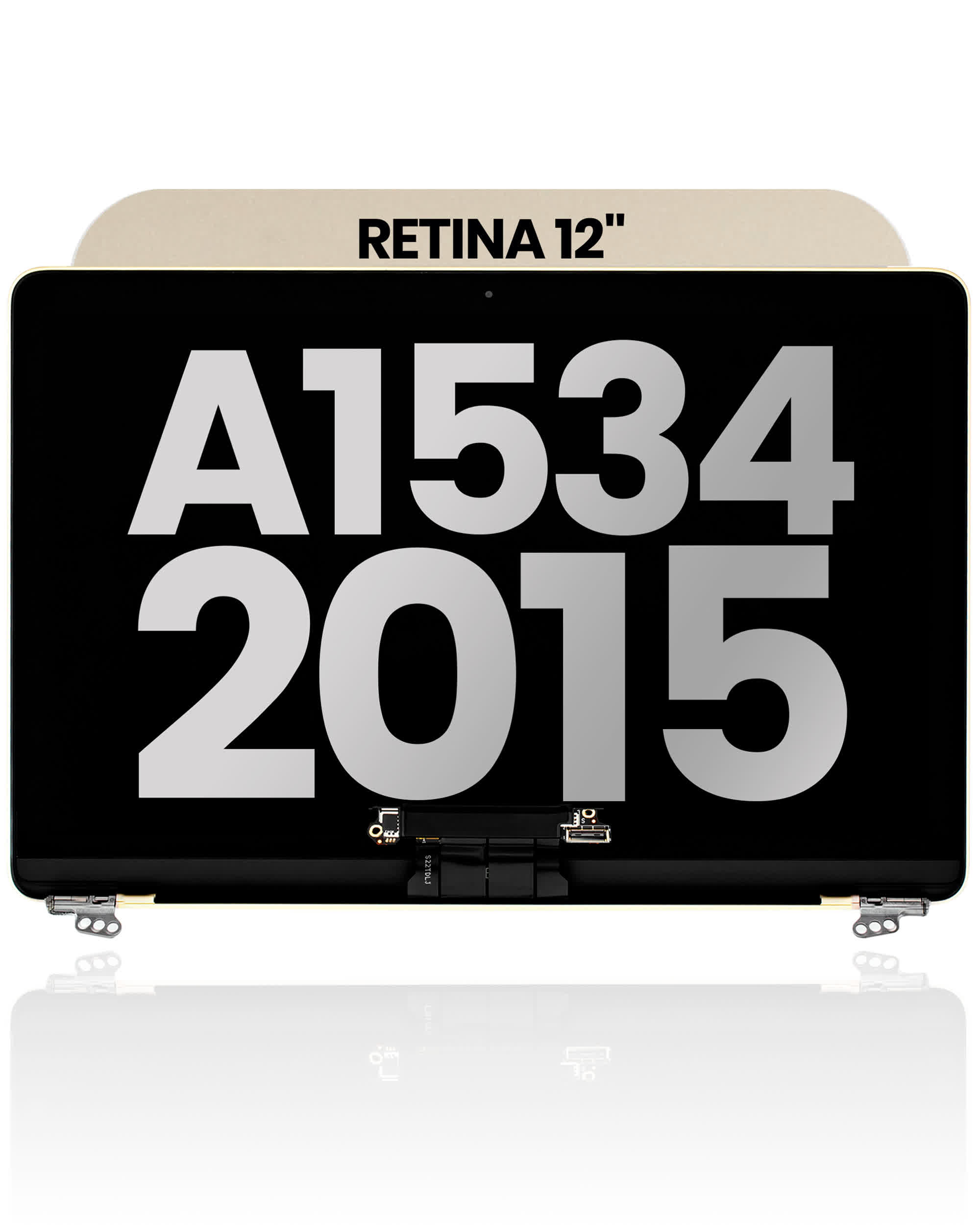 komplette LCD-Displayeinheit für MacBook 12" A1534 (2015) (ausgebautes Originalteil: Grade B) (Gold)