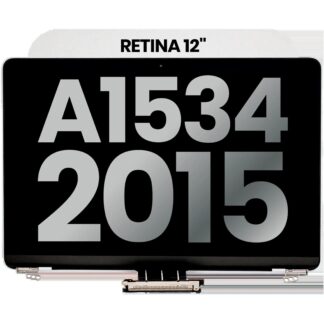 komplette LCD-Displayeinheit für MacBook 12" A1534 (2015) (ausgebautes Originalteil: Grade B) (Silver (Silber))
