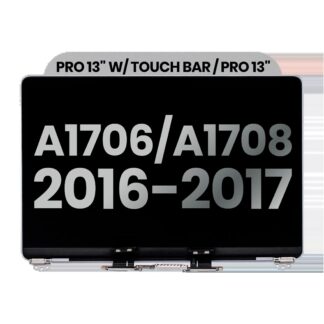 komplette LCD-Displayeinheit für MacBook Pro 13" A1706 / A1708 (2016-2017) (ausgebautes Originalteil: Grade A) (Space Gray)