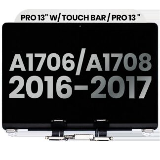 komplette LCD-Displayeinheit für MacBook Pro 13" A1706 / A1708 (2016-2017) (ausgebautes Originalteil: Grade B) (Silver (Silber))