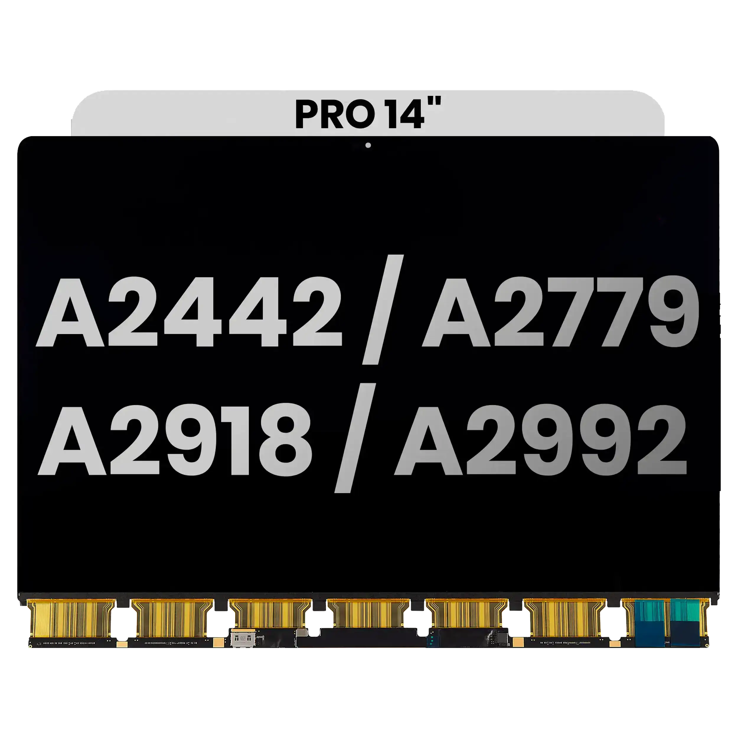 LCD Panel einzeln für MacBook Pro 14" A2442 (2021) Pro / Max / A2779 (2023) / A2918 (2023) / A2992 (2023) / A3112 (2024) / A3401 (2024) Pro / A3185 (2024 – Bild 3