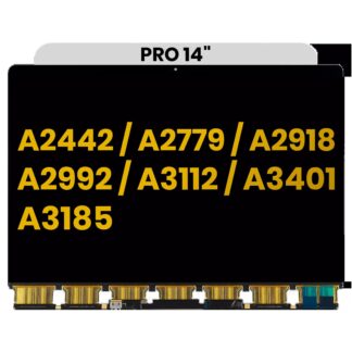 LCD Panel einzeln für MacBook Pro 14" A2442 (2021) Pro / Max / A2779 (2023) / A2918 (2023) / A2992 (2023) / A3112 (2024) / A3401 (2024) Pro / A3185 (2024