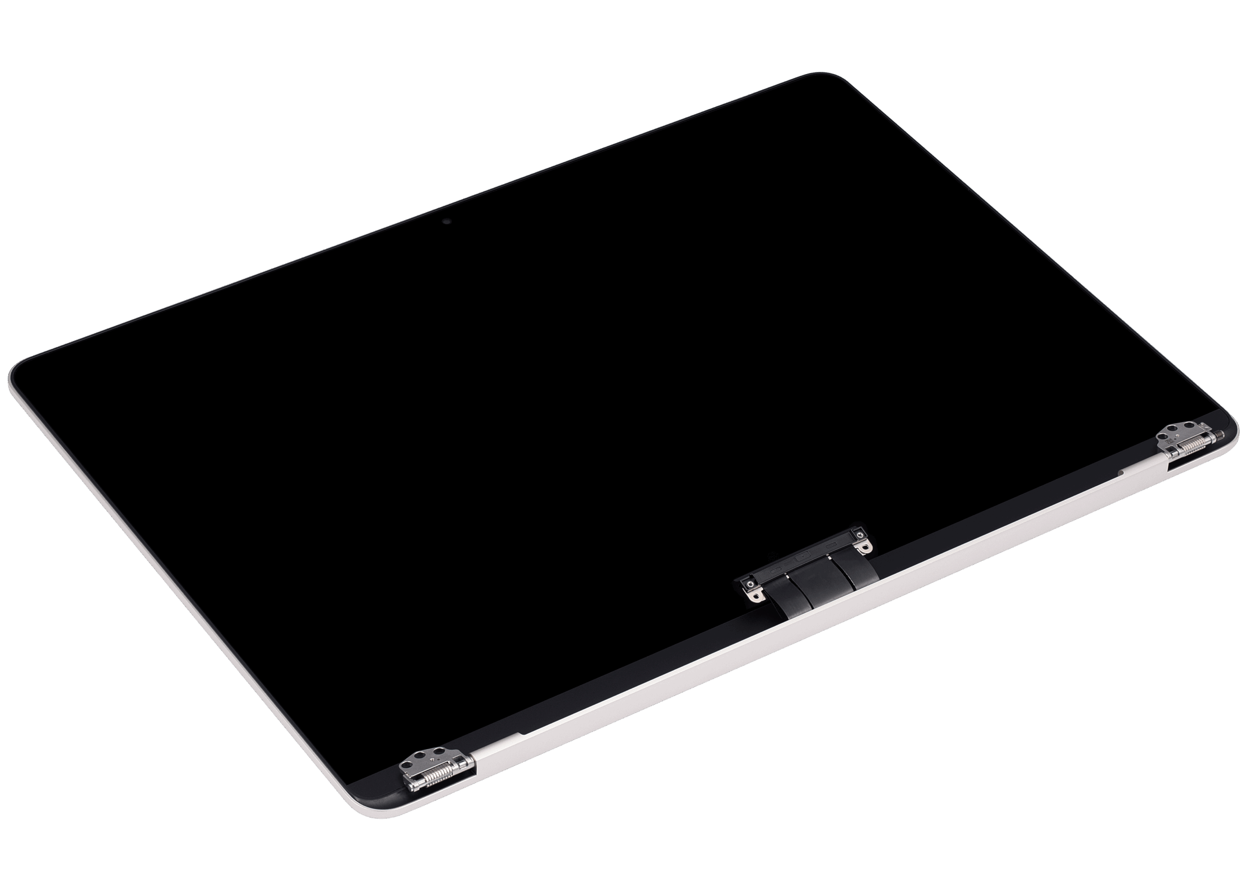 komplette LCD-Displayeinheit für MacBook Air 13" (A2681 / Mid 2022) (vormontiert Lid Angle Sensor Kabel) (ausgebautes Originalteil: Grade B) (Starlight) – Bild 3