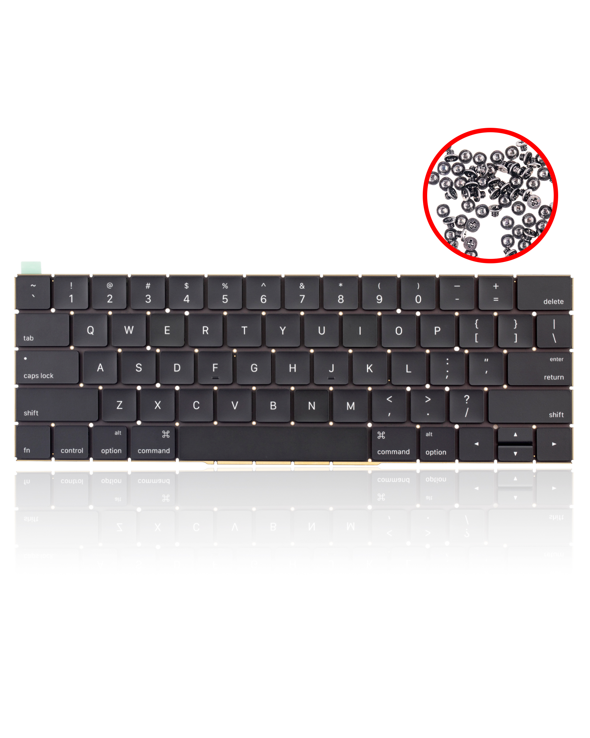 LCD Flexkabel für MacBook Pro 13" / 15" A1706 / A1707 / A1708 / A1989 / A2159 / A2289 / A2251 / A1990 (2016-2020) (2-teiliges Set) – Bild 3
