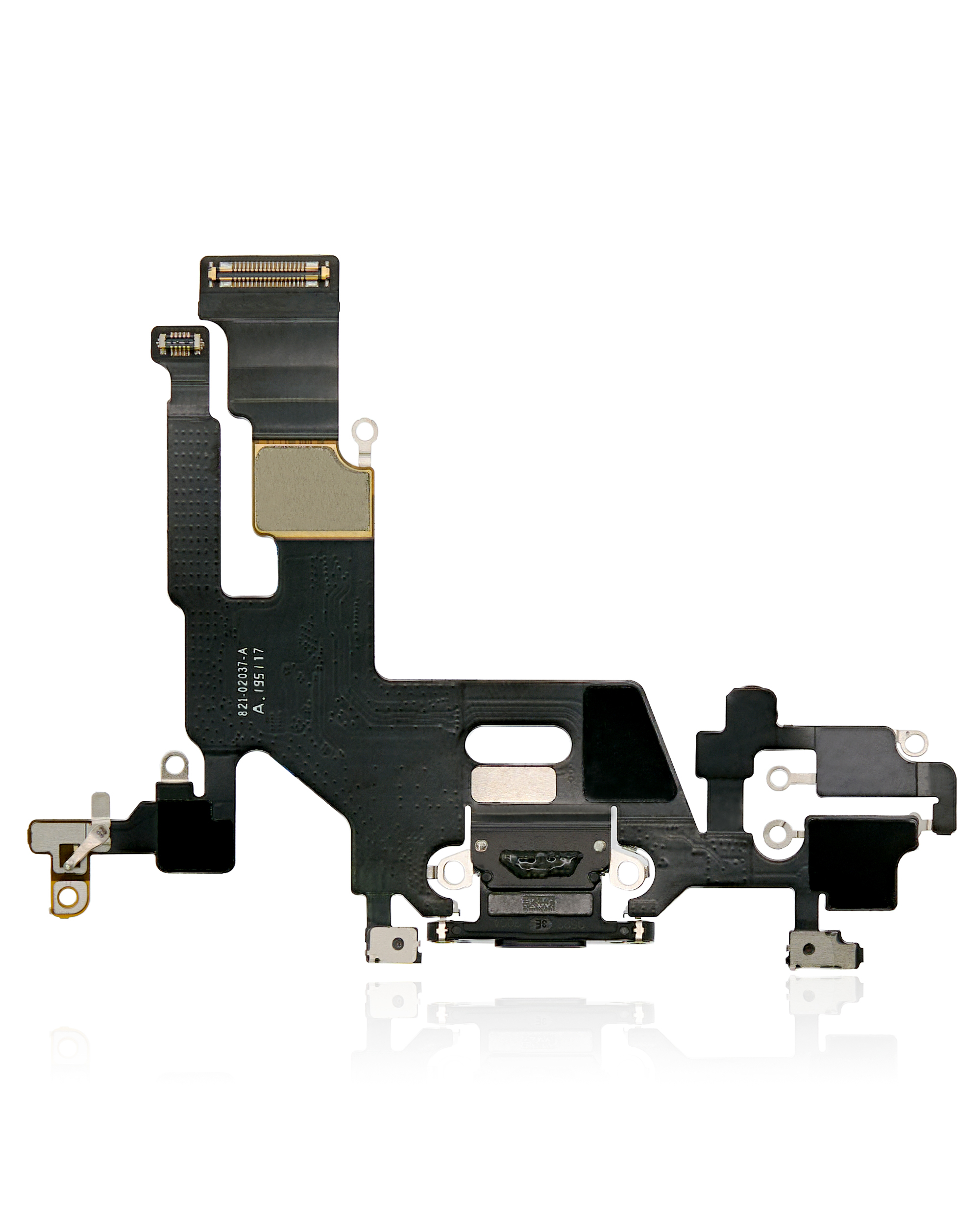 Ladebuchse Flexkabel für iPhone 11 (Premium) (Black (Schwarz)) – Bild 3