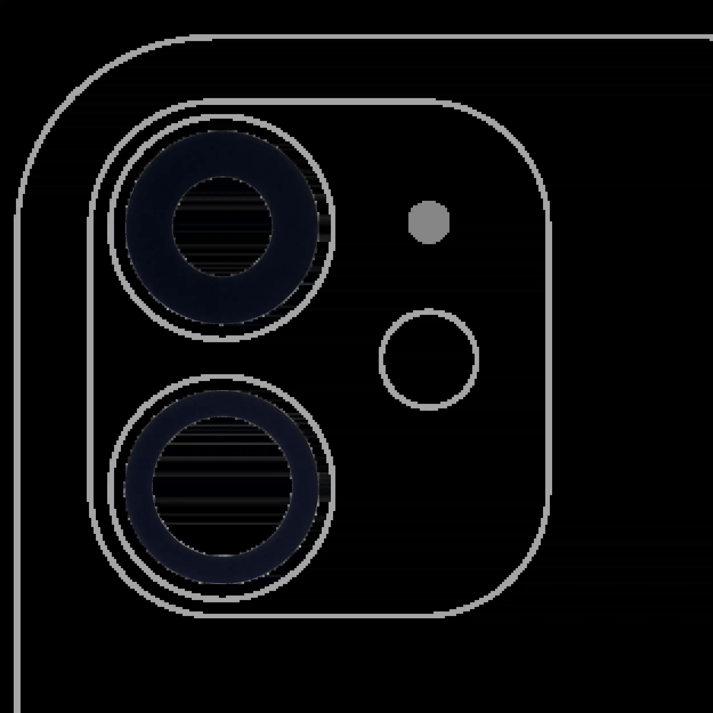 Rückkamera-Glas (nur Glas) mit Klebefolie für iPhone 11 (2-teiliges Set) (Aftermarket Plus) (10er-Pack)