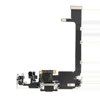 Ladebuchse Flexkabel mit Platine für iPhone 11 Pro Max (Premium) (Space Gray)
