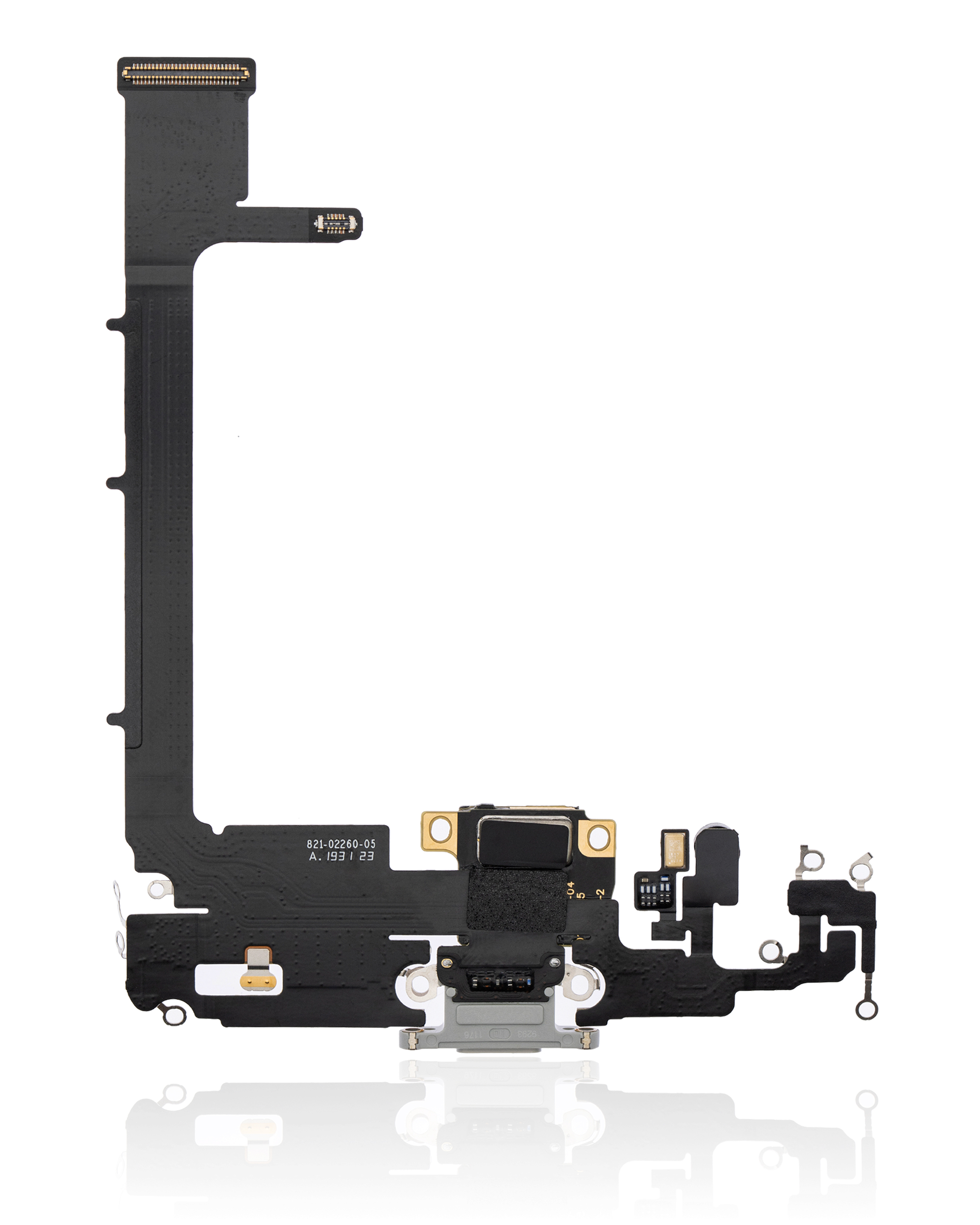 Ladebuchse Flexkabel mit Platine für iPhone 11 Pro Max (Premium) (Silver (Silber)) – Bild 3