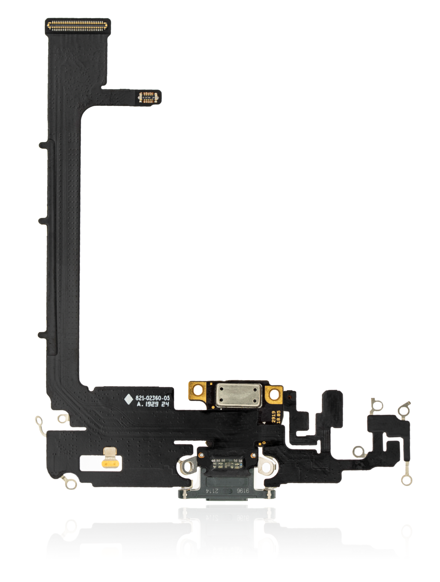 Ladebuchse Flexkabel mit Platine für iPhone 11 Pro Max (Aftermarket Plus) (Midnight Green) – Bild 3