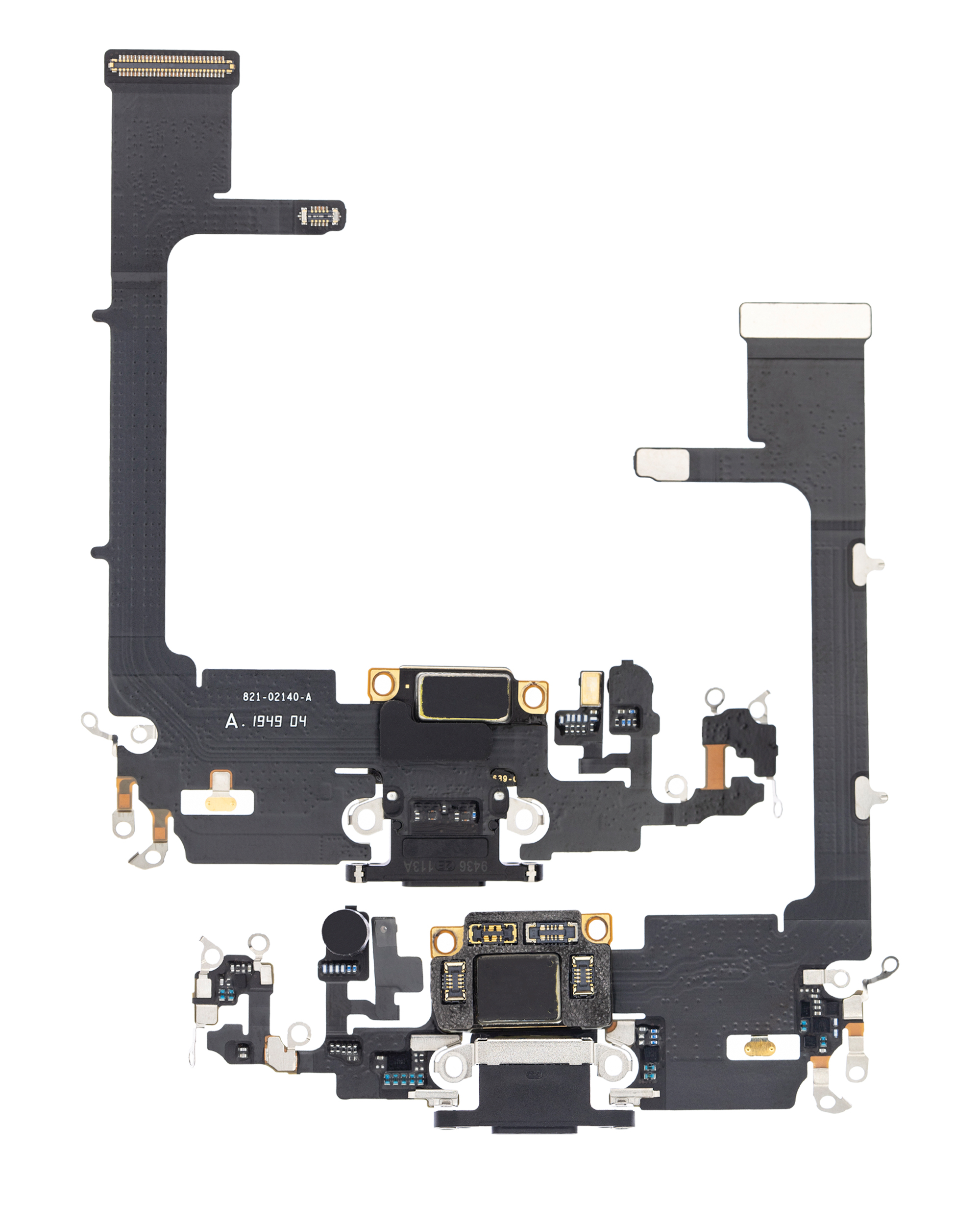 Ladebuchse Flexkabel mit Platine für iPhone 11 Pro (Premium) (Space Gray) – Bild 2