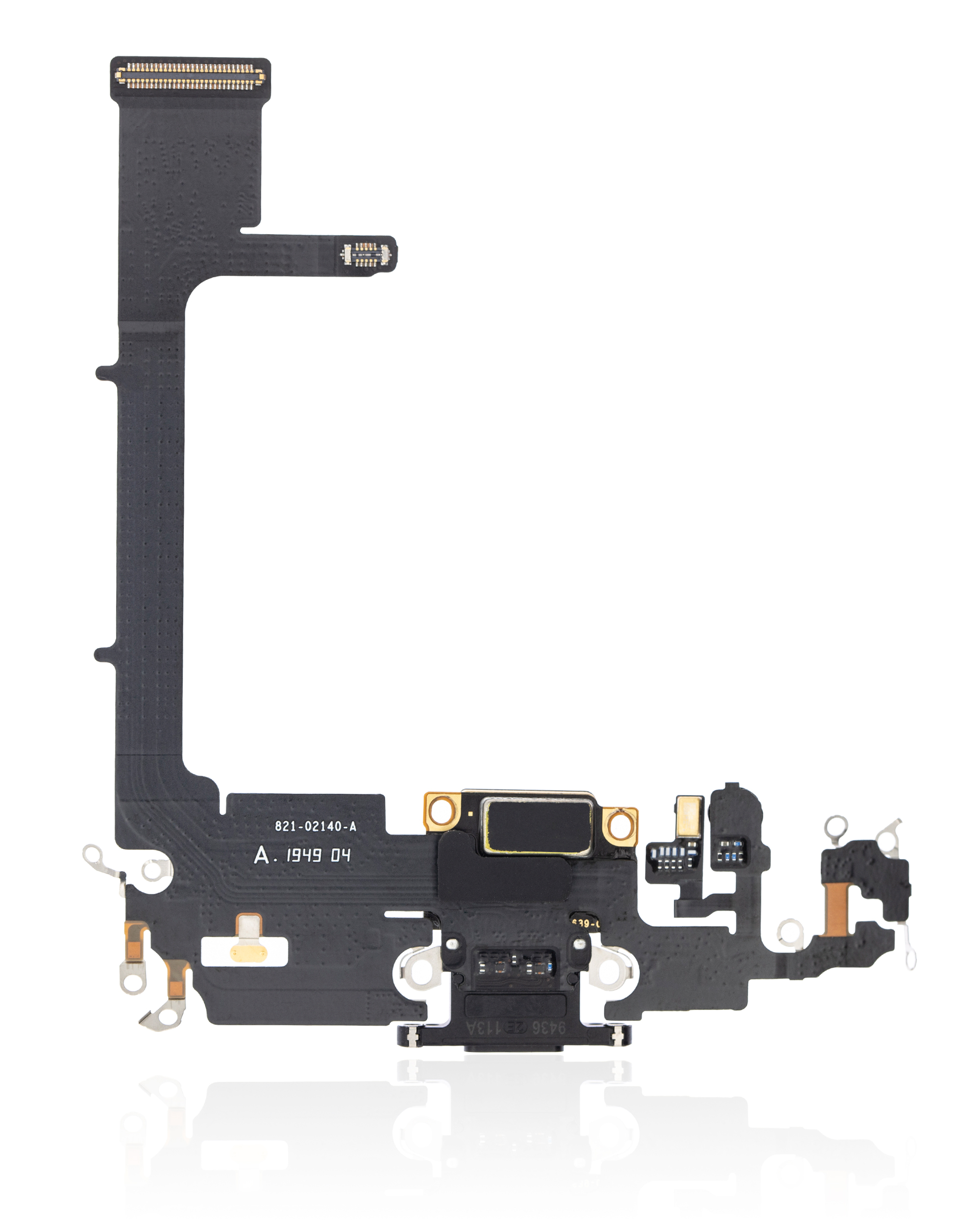 Ladebuchse Flexkabel mit Platine für iPhone 11 Pro (Premium) (Space Gray) – Bild 3