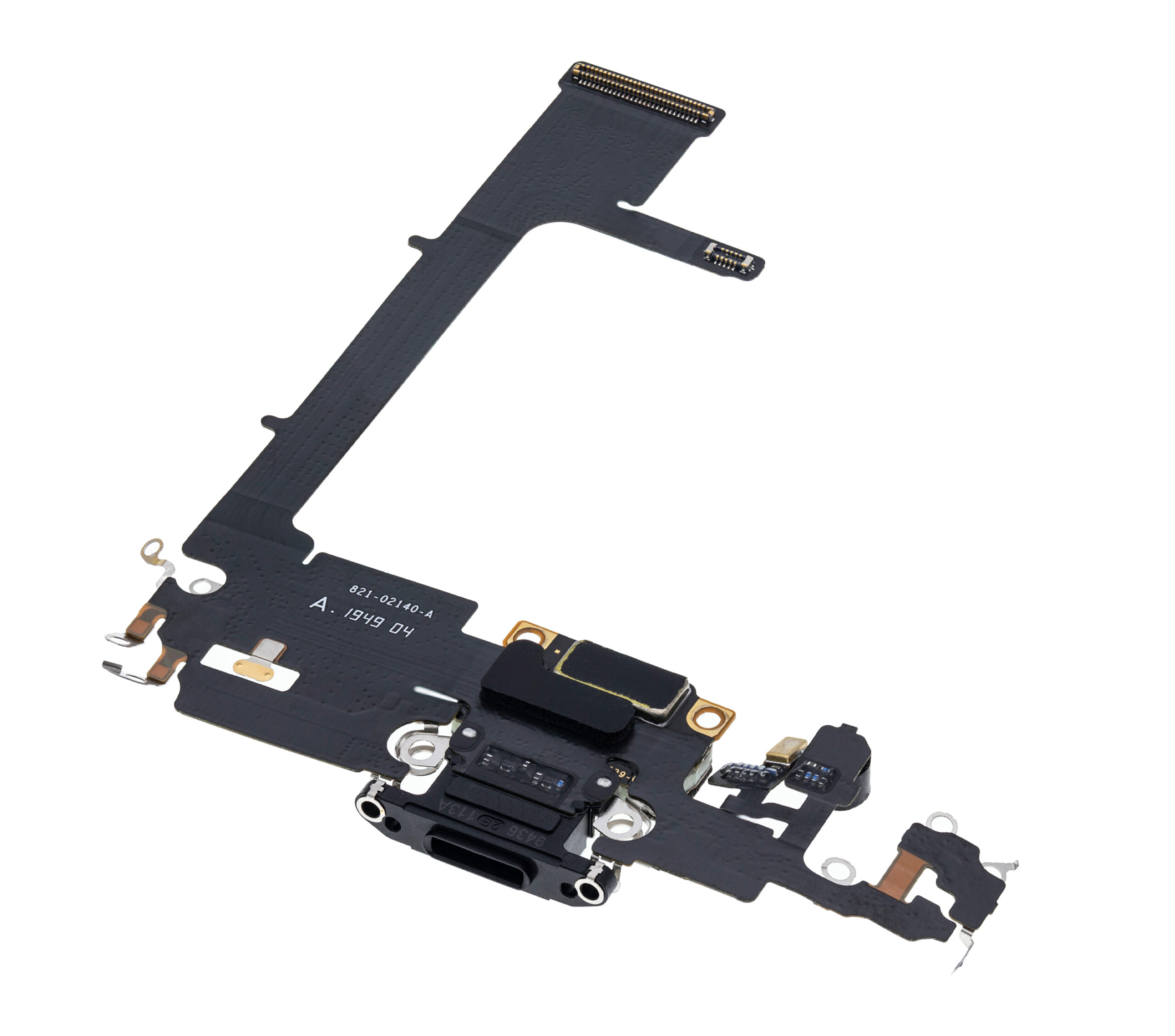 Ladebuchse Flexkabel mit Platine für iPhone 11 Pro (Premium) (Space Gray) – Bild 4