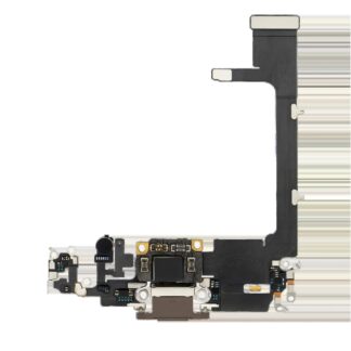 Ladebuchse Flexkabel mit Platine für iPhone 11 Pro (Premium) (Gold)