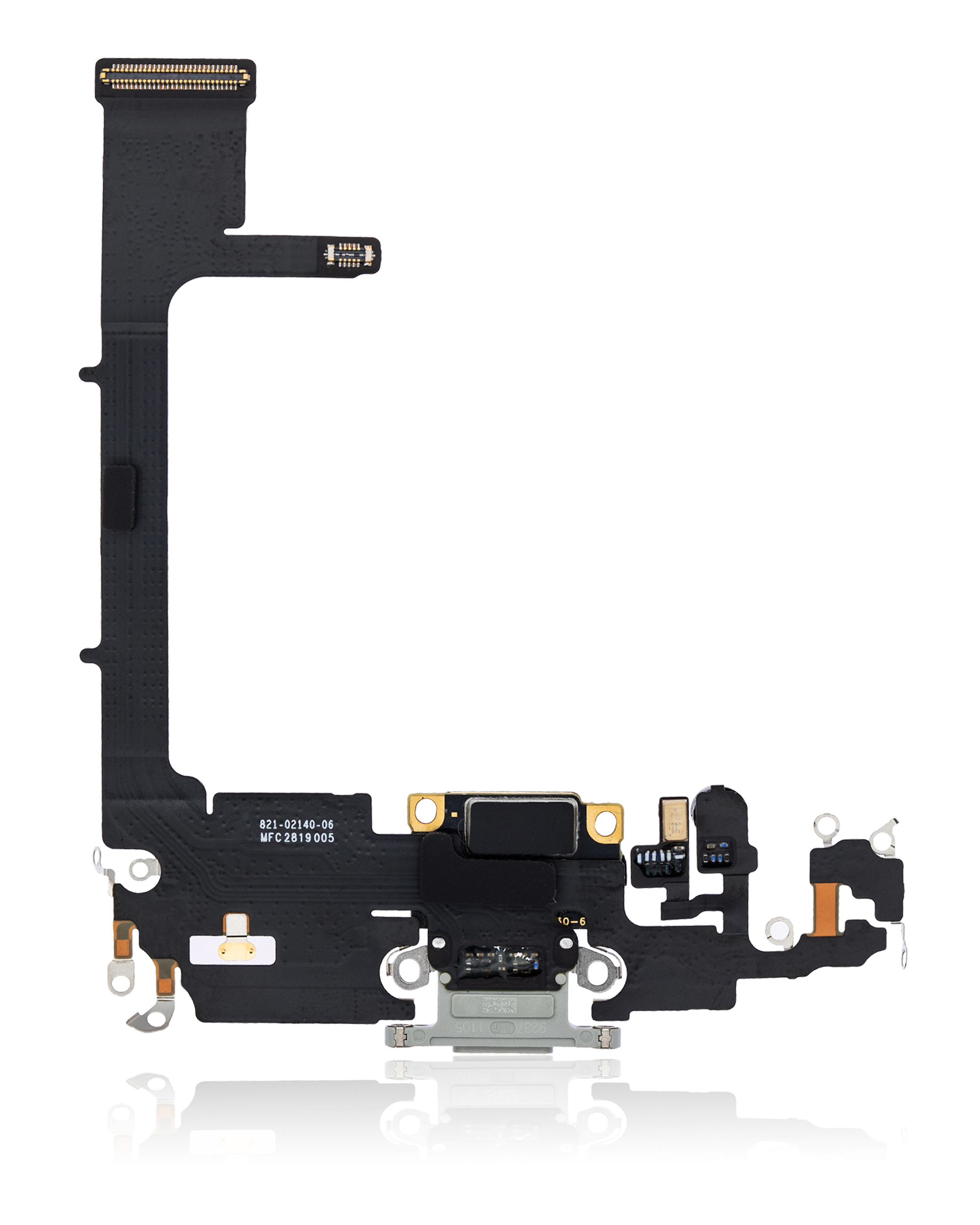 Ladebuchse Flexkabel mit Platine für iPhone 11 Pro (Premium) (Silver (Silber)) – Bild 3