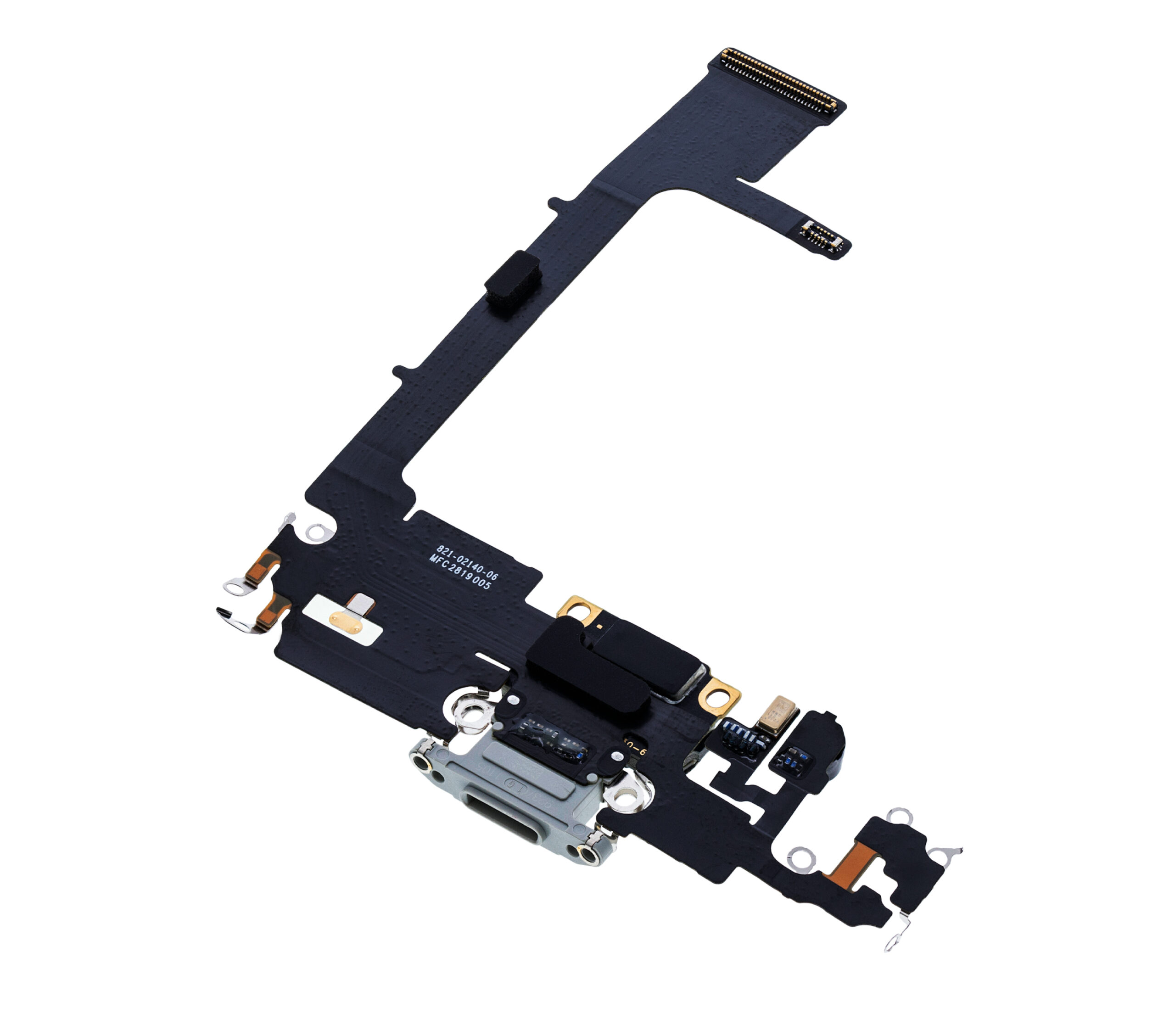 Ladebuchse Flexkabel mit Platine für iPhone 11 Pro (Premium) (Silver (Silber)) – Bild 4