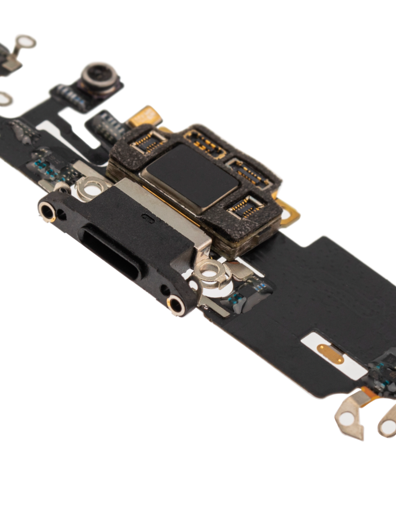 Ladebuchse Flexkabel mit Platine für iPhone 11 Pro (Aftermarket Plus) (Space Gray) – Bild 4