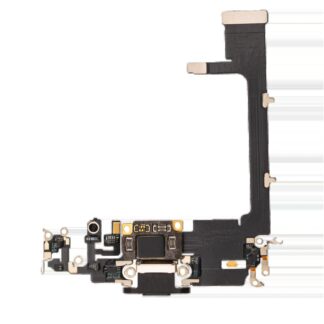 Ladebuchse Flexkabel mit Platine für iPhone 11 Pro (Aftermarket Plus) (Space Gray)