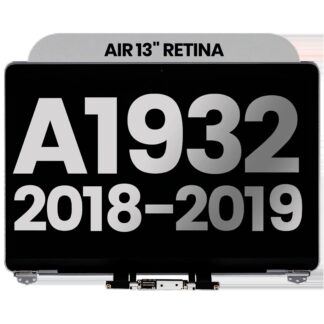 komplette LCD-Displayeinheit für MacBook Air 13" A1932 (2018-2019) (ausgebautes Originalteil: Grade A) (Space Gray)