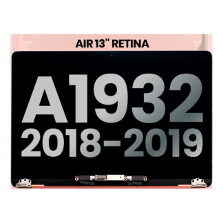 komplette LCD-Displayeinheit für MacBook Air 13" A1932 (2018-2019) (ausgebautes Originalteil: Grade A) (Rose Gold)