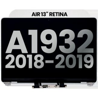 komplette LCD-Displayeinheit für MacBook Air 13" A1932 (2018-2019) (ausgebautes Originalteil: Grade A) (Silver (Silber))