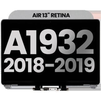 komplette LCD-Displayeinheit für MacBook Air 13" A1932 (2018-2019) (ausgebautes Originalteil: Grade B) (Space Gray)