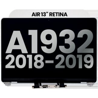 komplette LCD-Displayeinheit für MacBook Air 13" A1932 (2018-2019) (ausgebautes Originalteil: Grade B) (Silver (Silber))