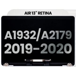 komplette LCD-Displayeinheit für MacBook Air 13" A1932 (2019) / A2179 (2020) (ausgebautes Originalteil: Grade A) (Silver (Silber))