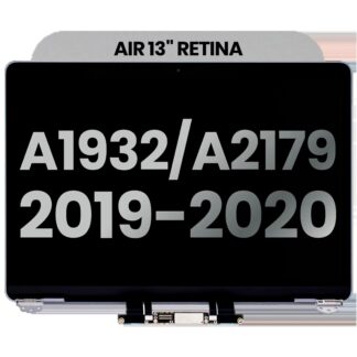 komplette LCD-Displayeinheit für MacBook Air 13" A1932 (2019) / A2179 (2020) (ausgebautes Originalteil: Grade B) (Space Gray)