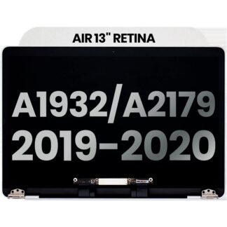 komplette LCD-Displayeinheit für MacBook Air 13" A1932 (2019) / A2179 (2020) (ausgebautes Originalteil: Grade B) (Silver (Silber))